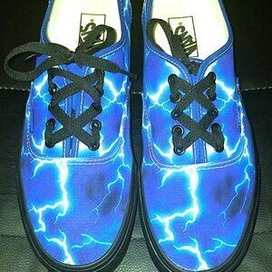 VANS AUTHENTIC LIGHTNING SHOES..LIKE NEW CONDITION!!! - SIZE 10.5 MENS 12 WOMENS